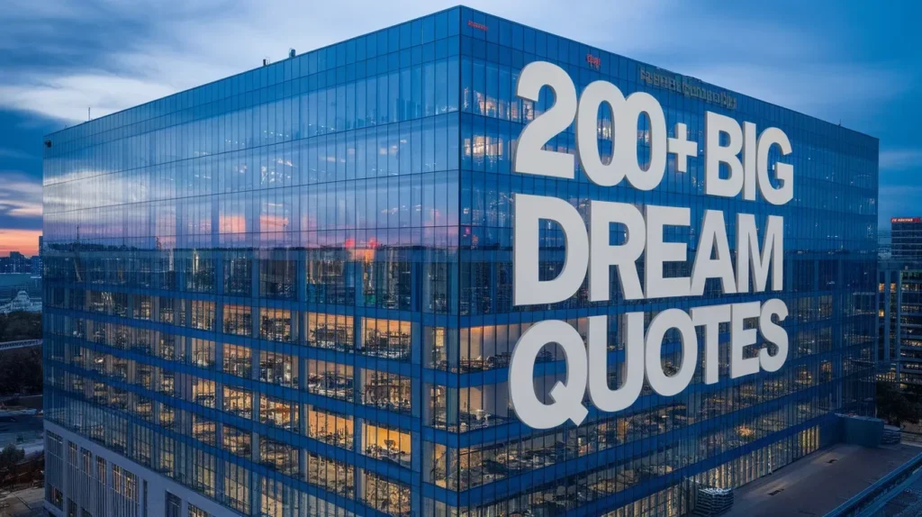 Big Dream Quotes