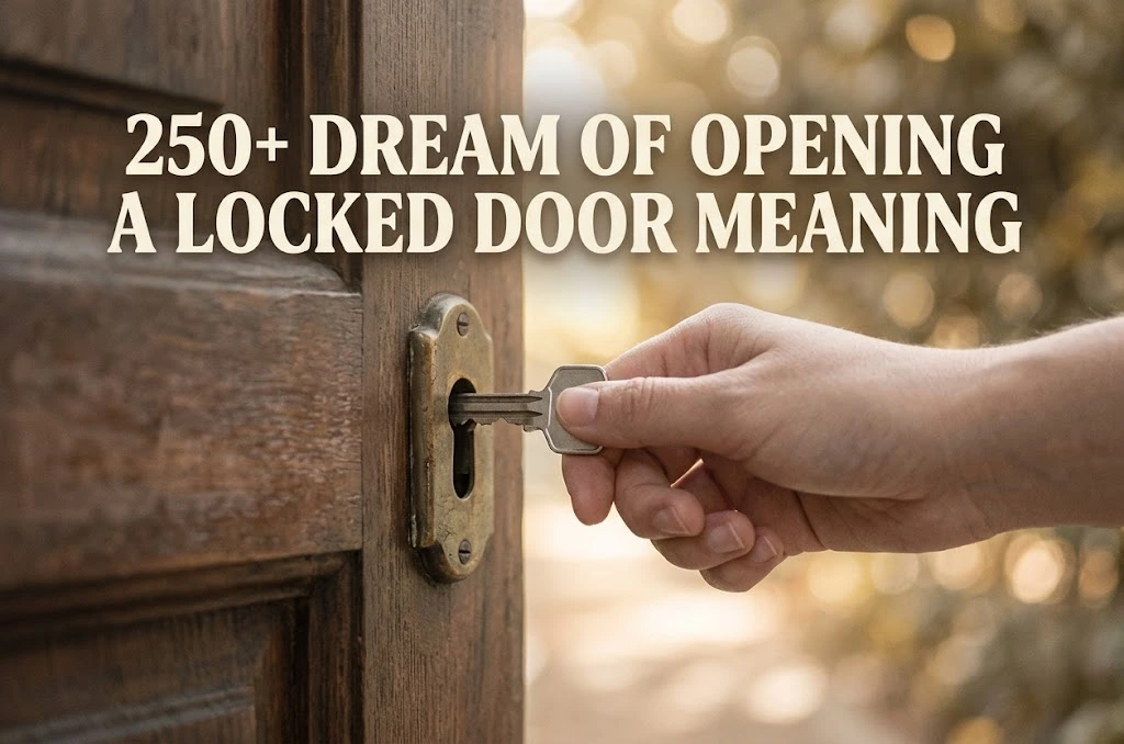 Dream of Opening a Locked Door Meaning
