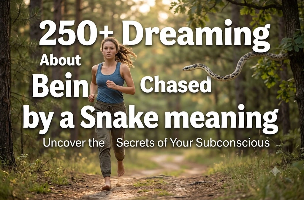 Dreaming About Being Chased by a Snake meaning