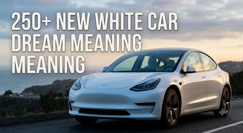 New White Car Dream Meaning