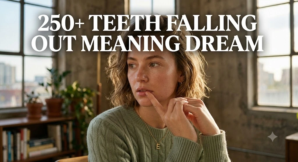 Teeth Falling Out Meaning Dream