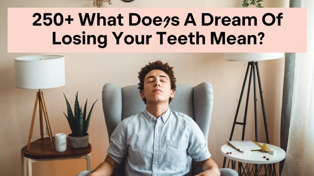 What Does a Dream of Losing Your Teeth Mean.,