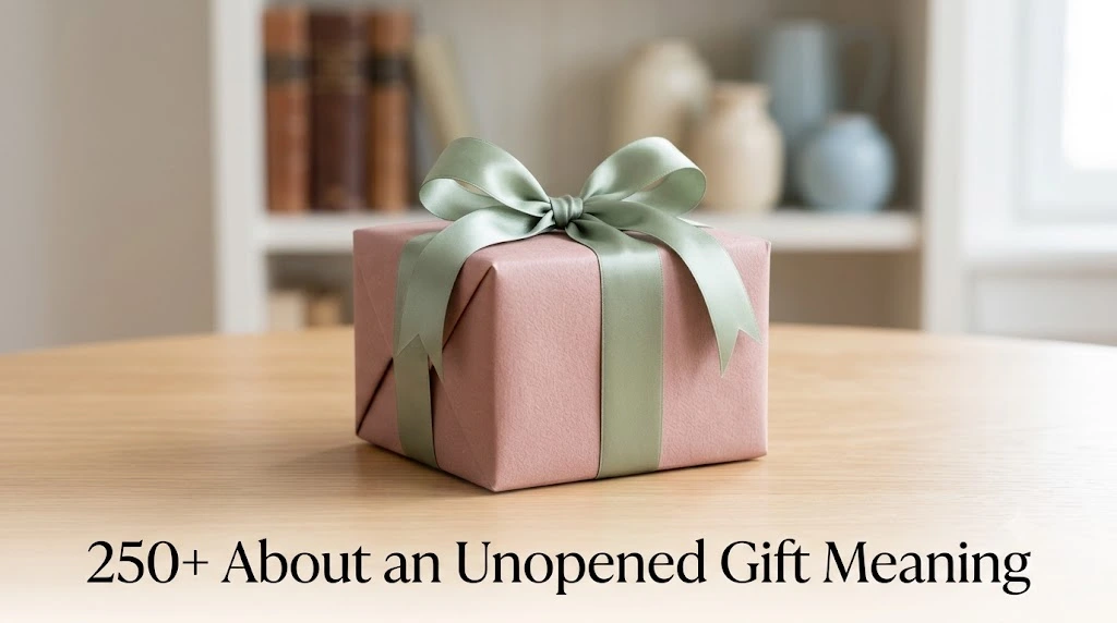 About an Unopened Gift Meaning