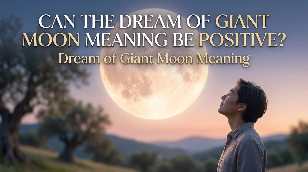 Can the Dream of Giant Moon Meaning Be Positive