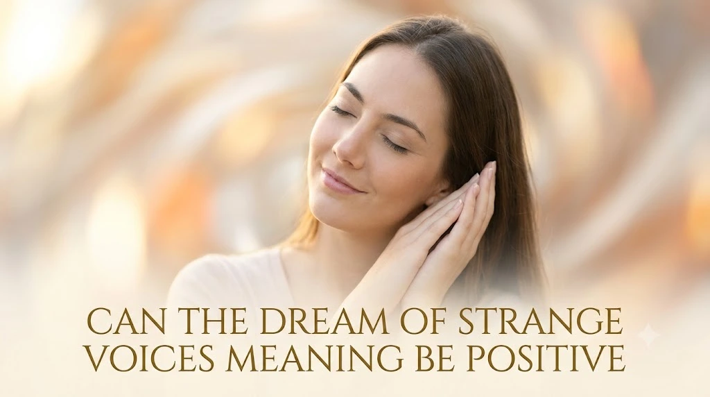 Can the Dream of Strange Voices Meaning Be Positive
