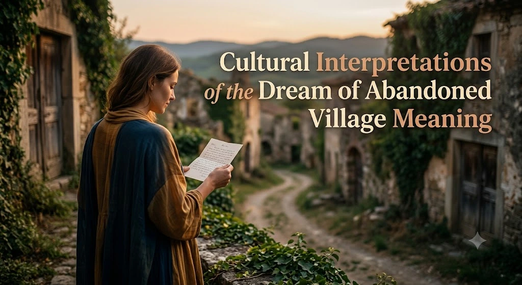Cultural Interpretations of the Dream of Abandoned Village Meaning
