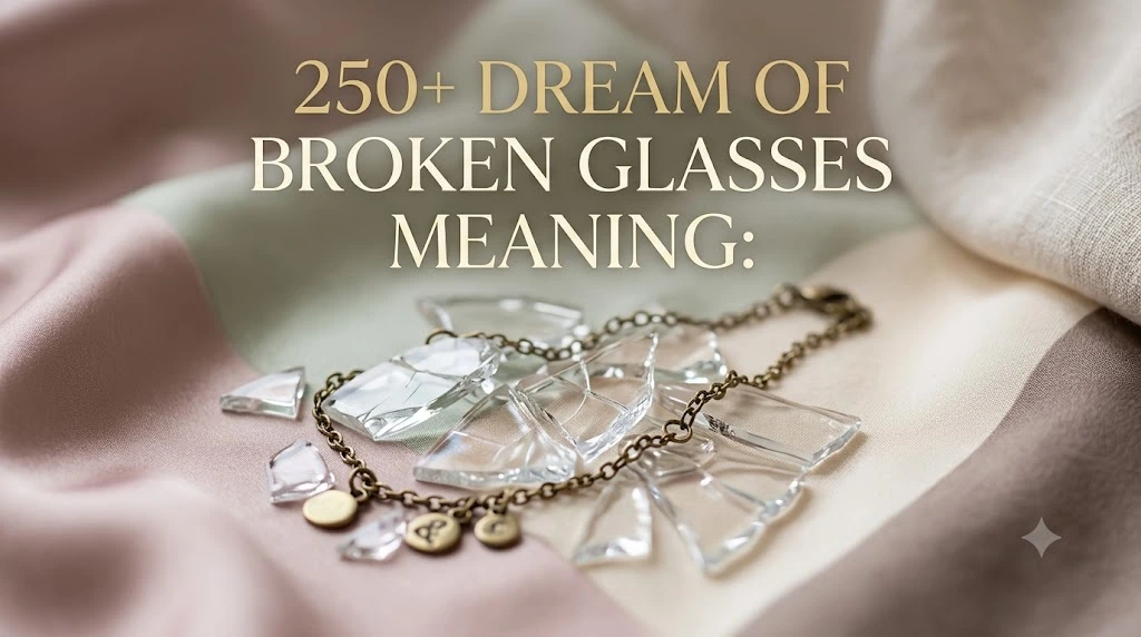 Dream of Broken Glasses Meaning