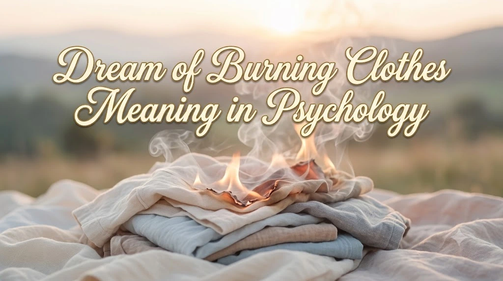 Dream of Burning Clothes Meaning in Psychology