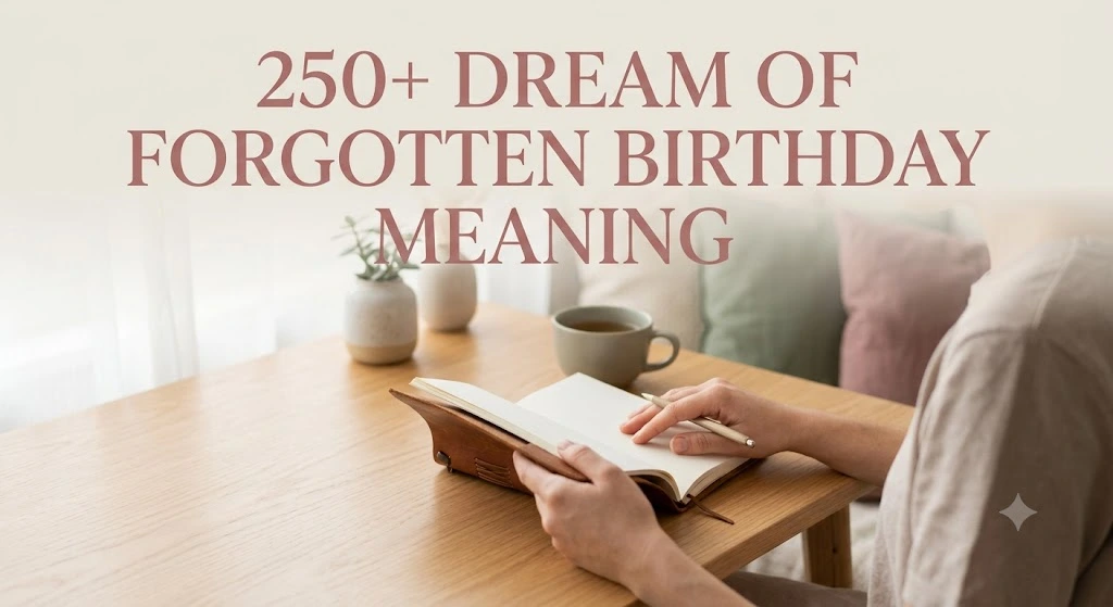 Dream of Forgotten Birthday Meaning