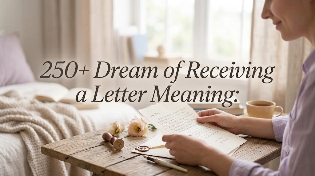 Dream of Receiving a Letter Meaning