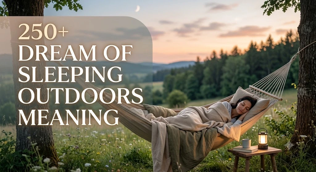 Dream of Sleeping Outdoors Meaning