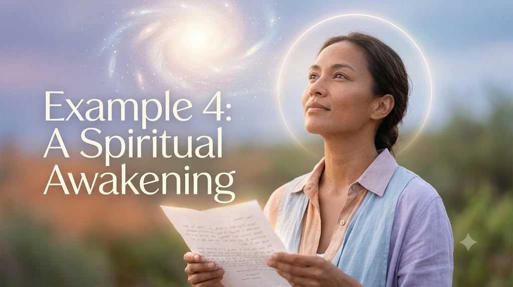 Example 4: A Spiritual Awakening