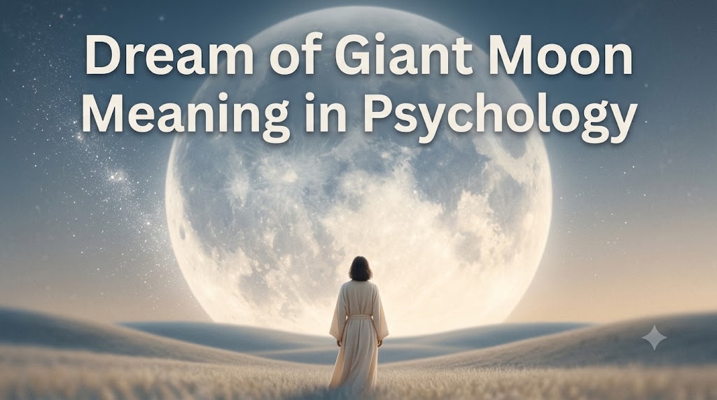 Dream of Giant Moon Meaning in Psychology