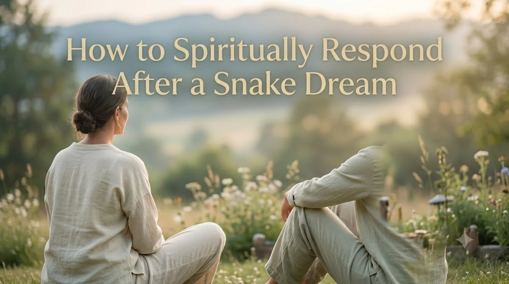 How to Spiritually Respond After a Snake Dream