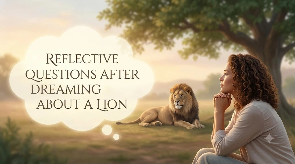 Reflective Questions After Dreaming About a Lion