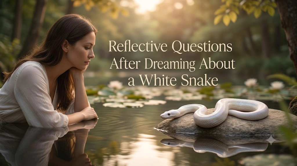 Reflective Questions After Dreaming About a White Snake