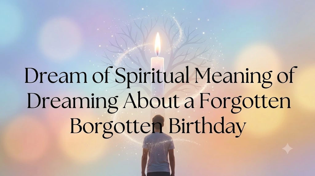 Spiritual Meaning of Dreaming About a Forgotten Birthday