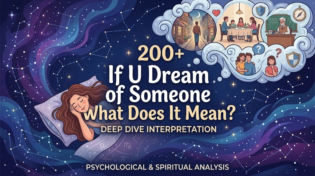If U Dream of Someone What Does It Mean?
