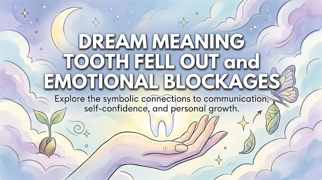 Dream Meaning Tooth Fell Out and Emotional Blockages