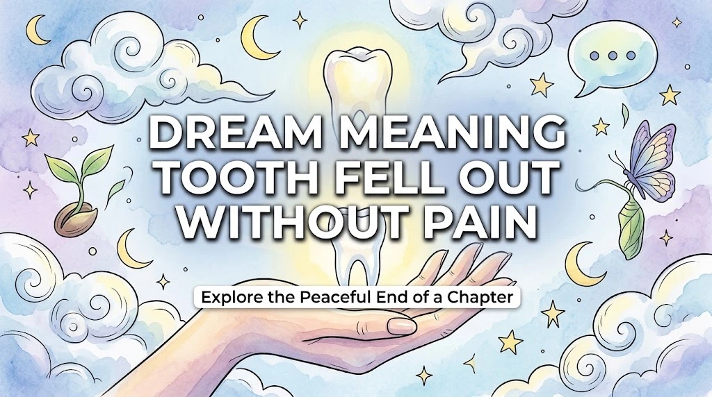 Dream Meaning Tooth Fell Out Without Pain